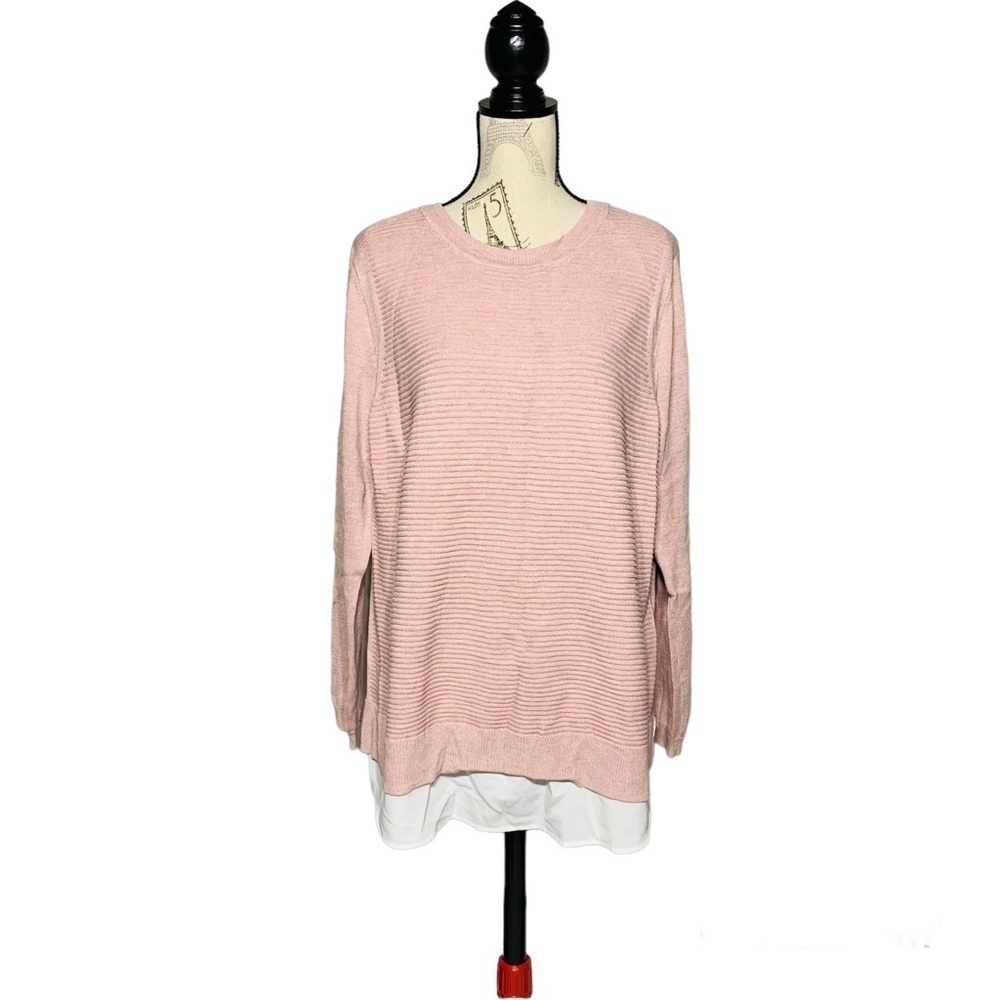 Hilary Radley XXL ribbed knit‎ sweater